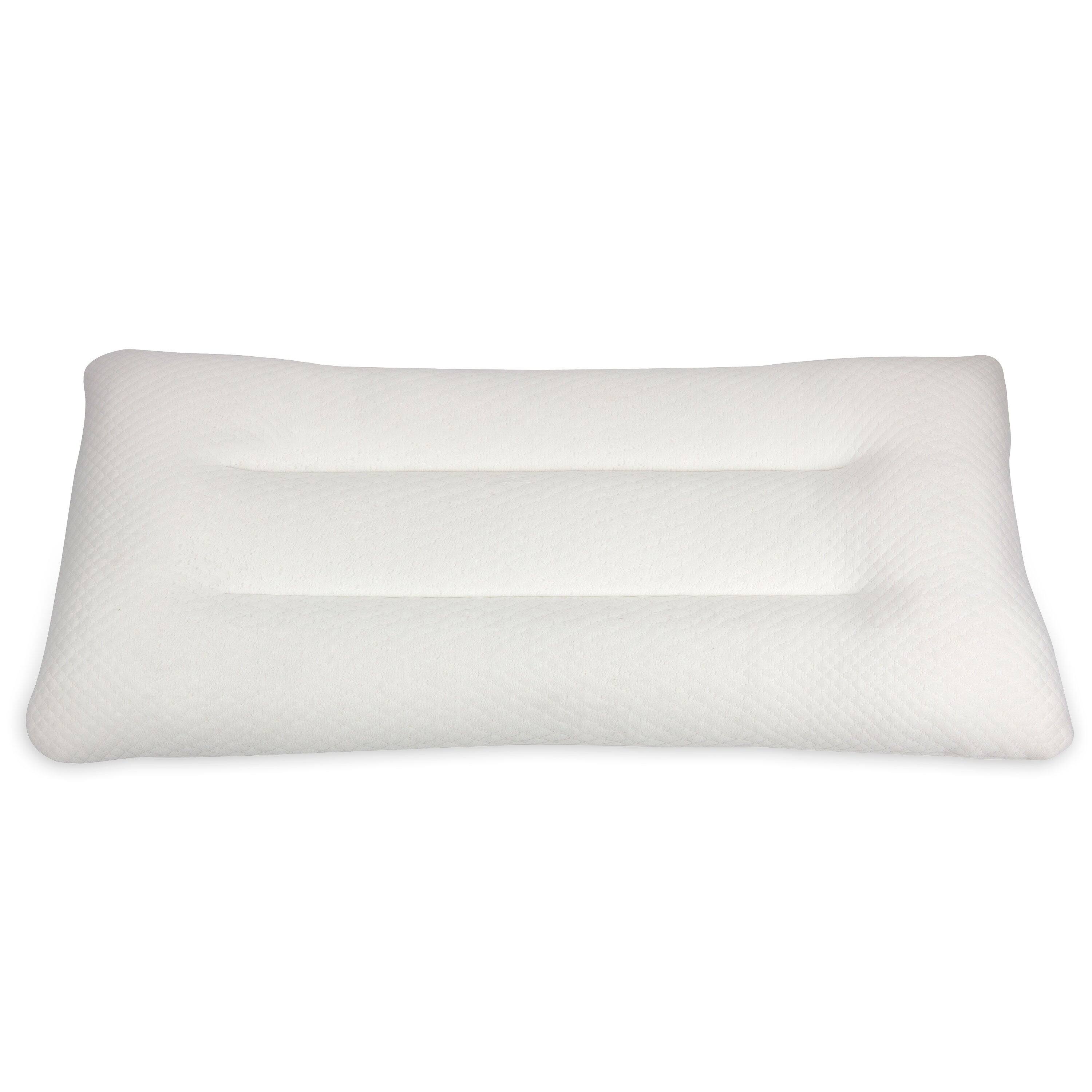 Front. Cheer Collection - Natural Bamboo Latex Adjustable Decorative Pillow - King.