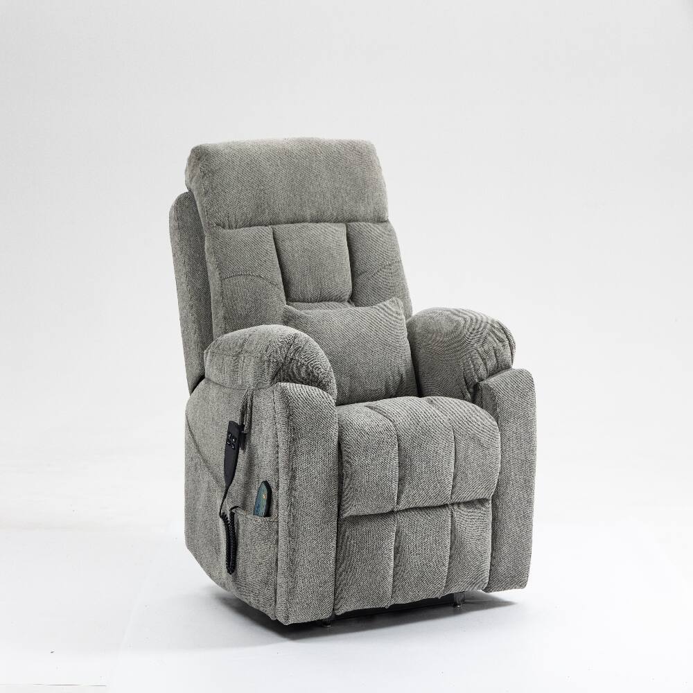 Alt View 1. Ropilly - Ropilly 180 degree lay flat lift chair, electric lift chair for elderly with dual motors - White.