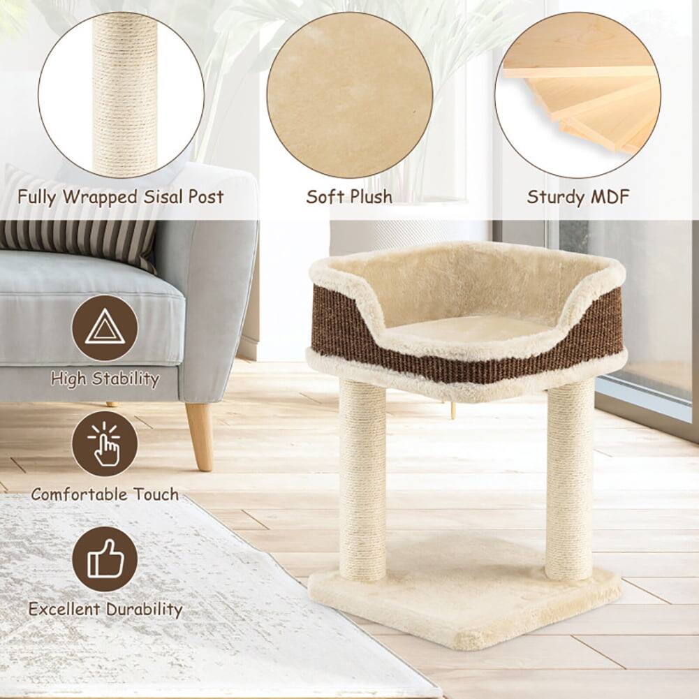 Fully Wrapped Sisal Post  
Soft Plush  
Sturdy MDF  
High Stability  
Comfortable Touch  
Excellent Durability