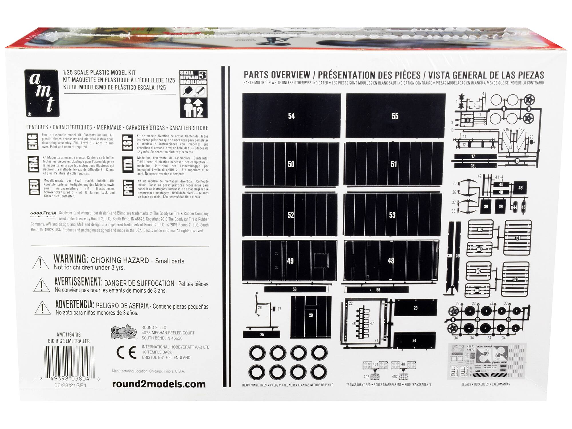 1/25 SCALE PLASTIC MODEL KIT  
SKILL NIVEAU 3  
MAQUETTE PLASTIQUE L'CHELLEDE 1/25  
JDAD MODELISMO PLSTICO ESCALA 1/25  

FEATURES - CARACTERISTIQUES - MERKMALE - CARACTERISTICAS - CARATTERISTICHE  
Contents divertido Contende necessary pisterial instructions ptacticas necesitan completar ENG describing assembly requred ESP Describes estrucciones halhdad iagenes necestan cemente Maquette Modellina Gverteute attenbiare Contenute Mtiqus assemblage Recessan completare FRA deorseat maquette o istructions difficult iustrees ITA ig medeltins istracioni n superiore rqites Secensari Modellbaunale montagem Contnude Ronstituten recessias  

PARTS OVERVIEW / PRÉSENTATION DES PIÈCES / VISTA GENERAL DE LAS PIEZAS  
PARTS MOULÉES EN BLANC SAUF INDICATION CONTRAIRE / PIEZAS MOLDEADAS EN BLANCO A MENOS QUE SE INDIQUE LO CONTRARIO