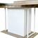 Alt View 10. Tiramisubest - Modern Extendable Dining Table for 6-10 People,78" Rectangle Dining Table with White Double Sturdy Pedestal Base - White Oak.