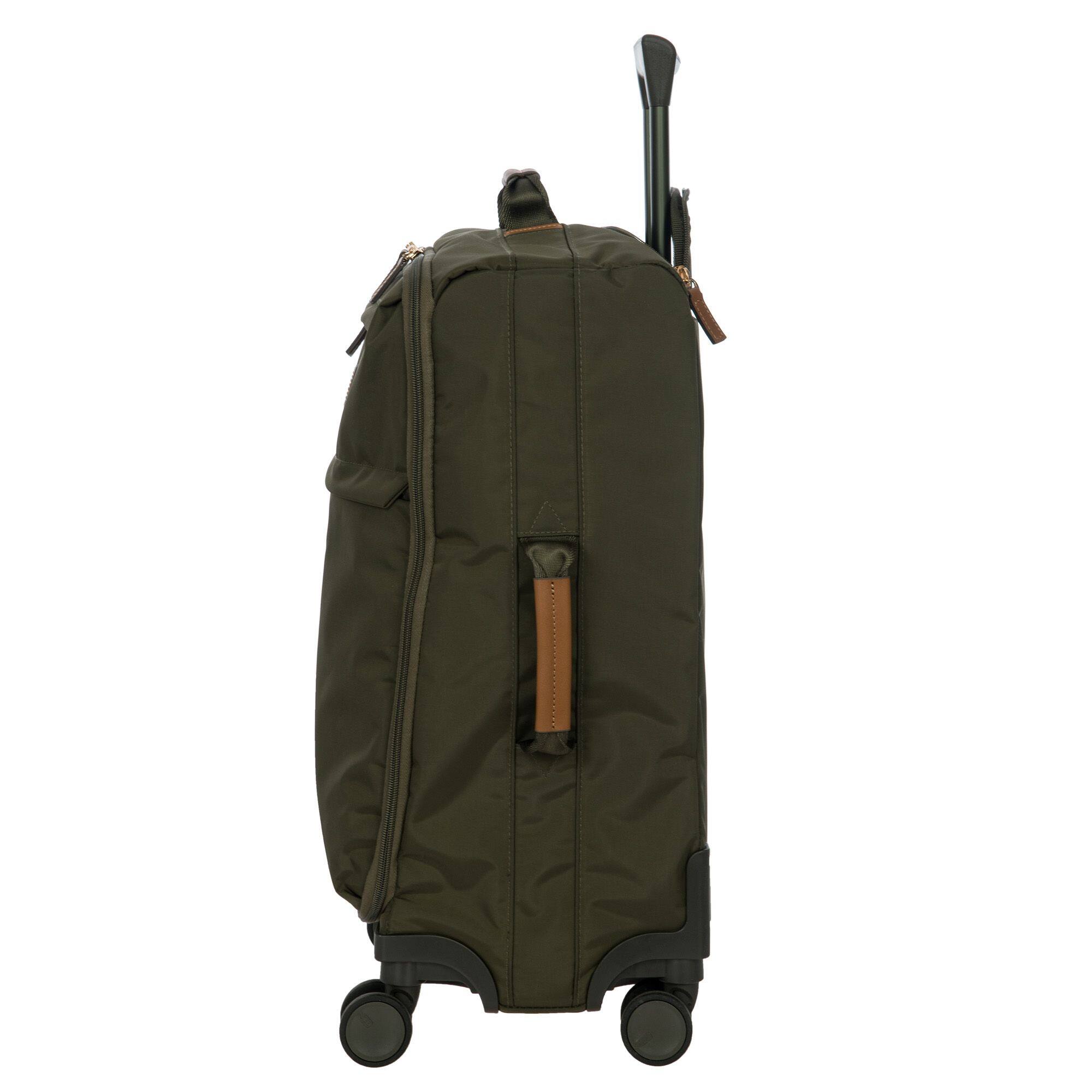 Back. Bric's - X-travel 21" Carry-On Spinner, Olive - Olive.