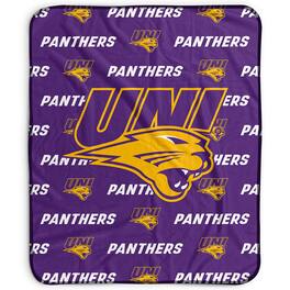 Pegasus - Northern Iowa Panthers 50" x 60" Repeat Wordmark Fleece Blanket - Multicolor