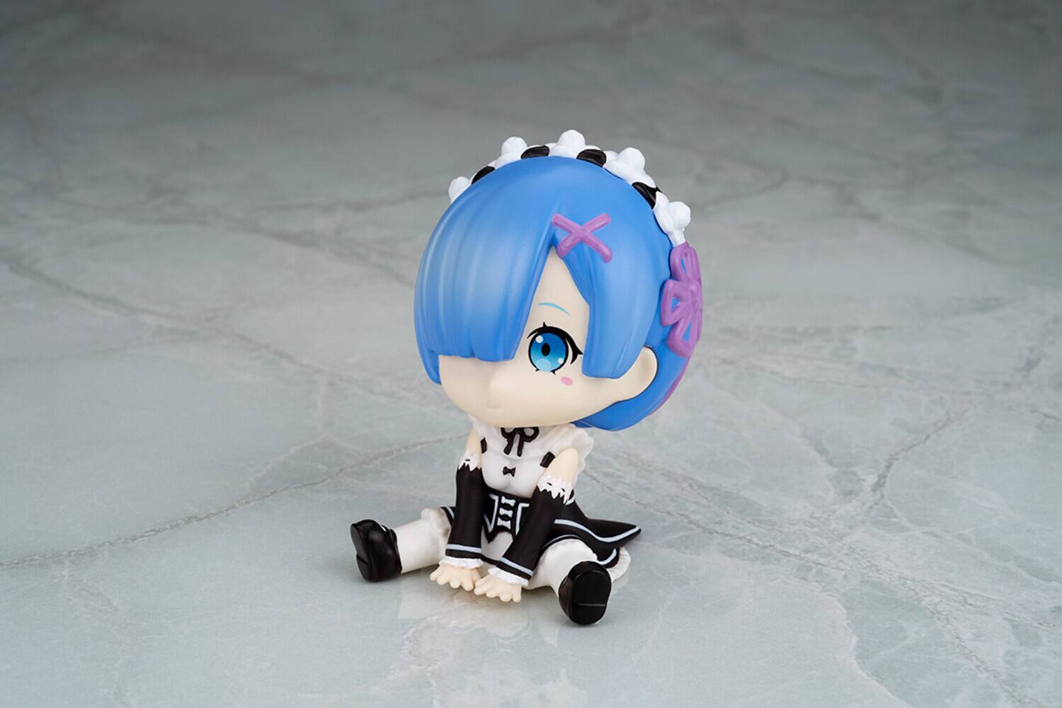 Alt View 1. PopMarket - Penguin Parade - Re: Zero Starting Life - Rem Petanko Sofubi Soft Vinyl Figure   - Collectibles - Multicolor.