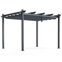 Boyel Living - Gray 144-in W x 120-in D x 96-in H Pop up Canopy Tent