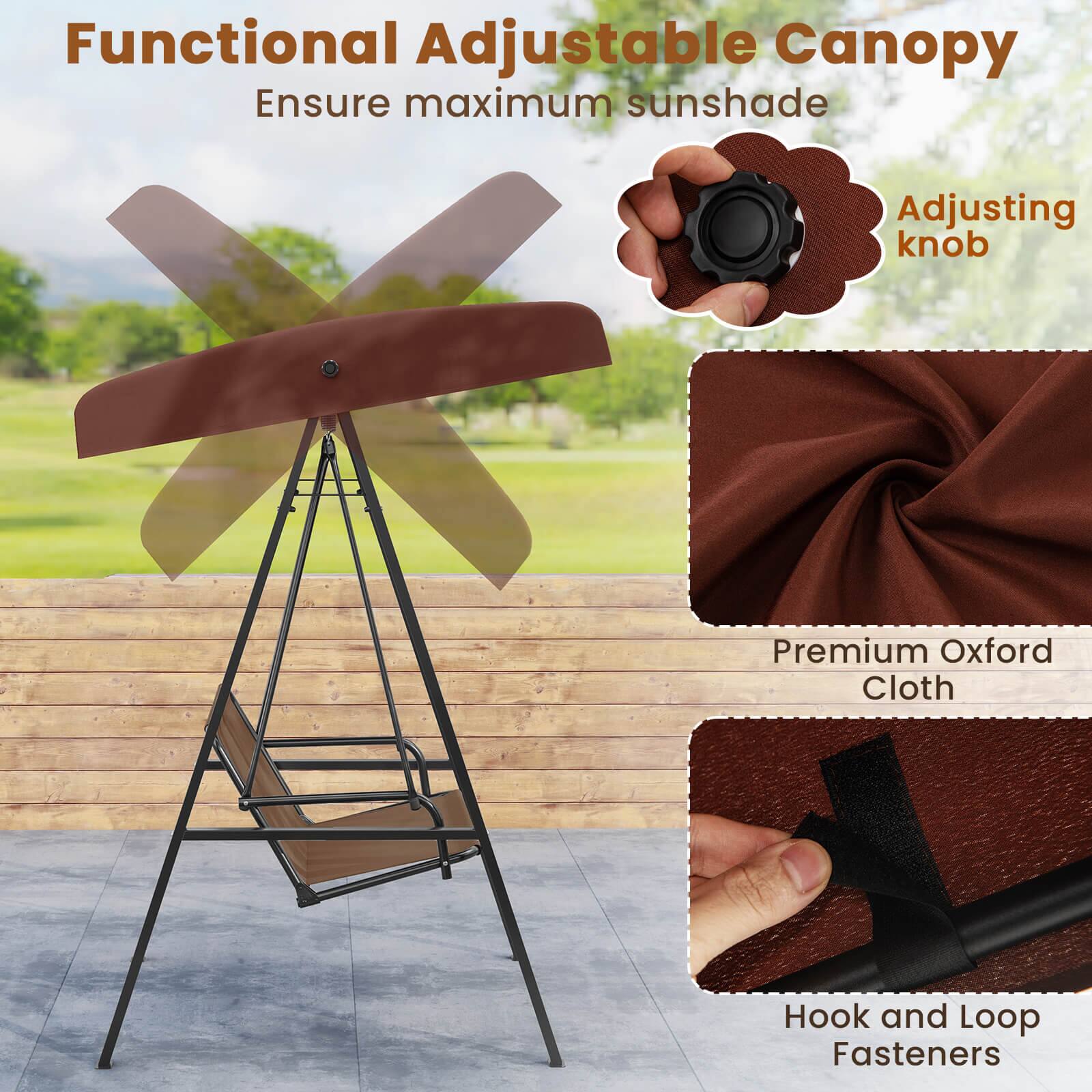Functional Adjustable Canopy

Ensure maximum sunshade

Adjusting knob

Premium Oxford Cloth

Hook and Loop Fasteners
