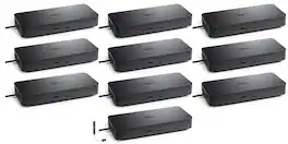 Dell - Pro Thunderbolt 4 Smart Docking Station SD25TB4, Bundle with Dockztorm Hub (USB-C, HDMI, Ethernet & USB-A) 10 Pack - Black