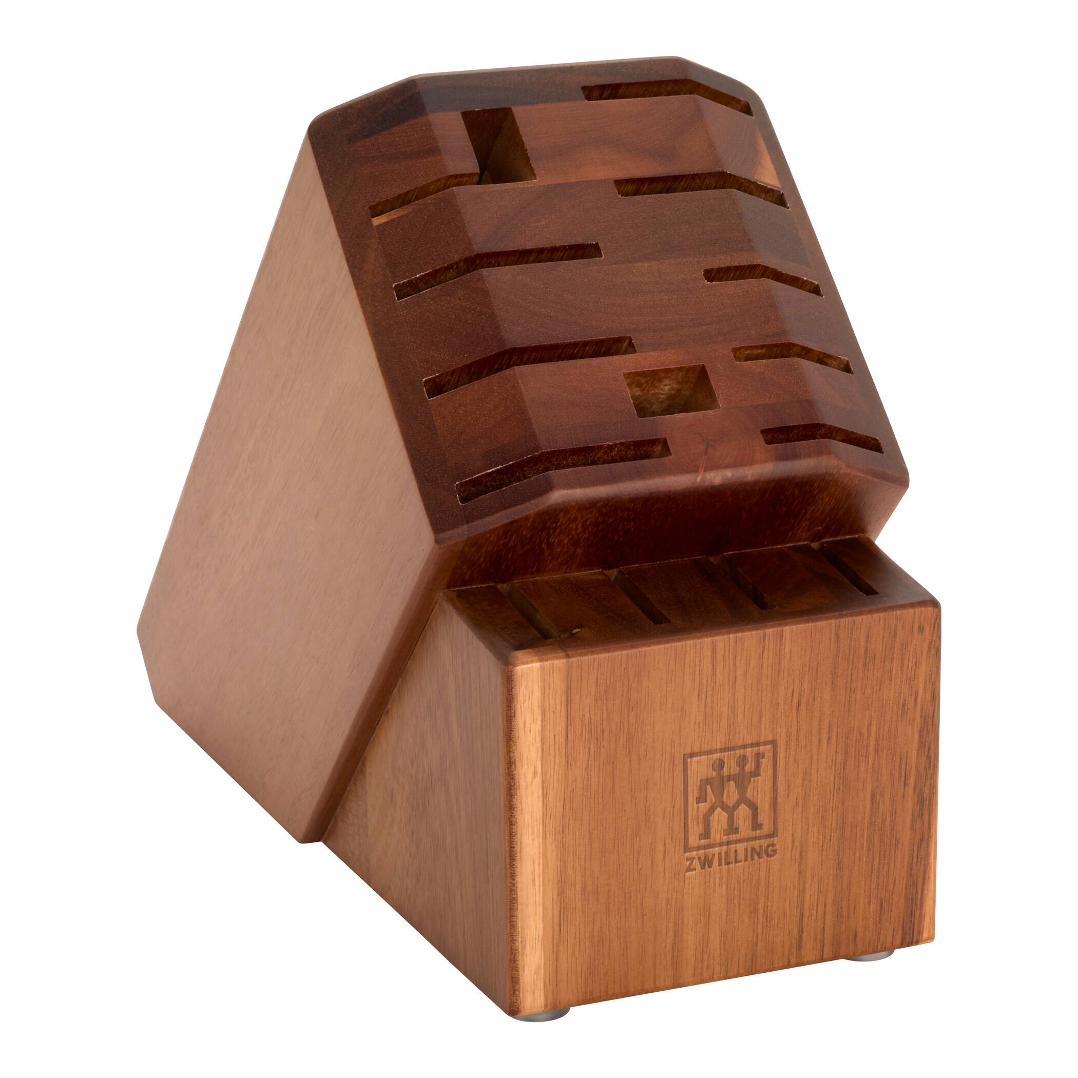 Alt View 5. ZWILLING - ZWILLING Spectrum 8-pc Knife Block Set - Acacia - Acacia.