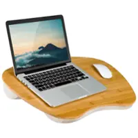 LapGear - Bamboo Lap Desk for 17.3" Laptop - Natural - Front_Zoom