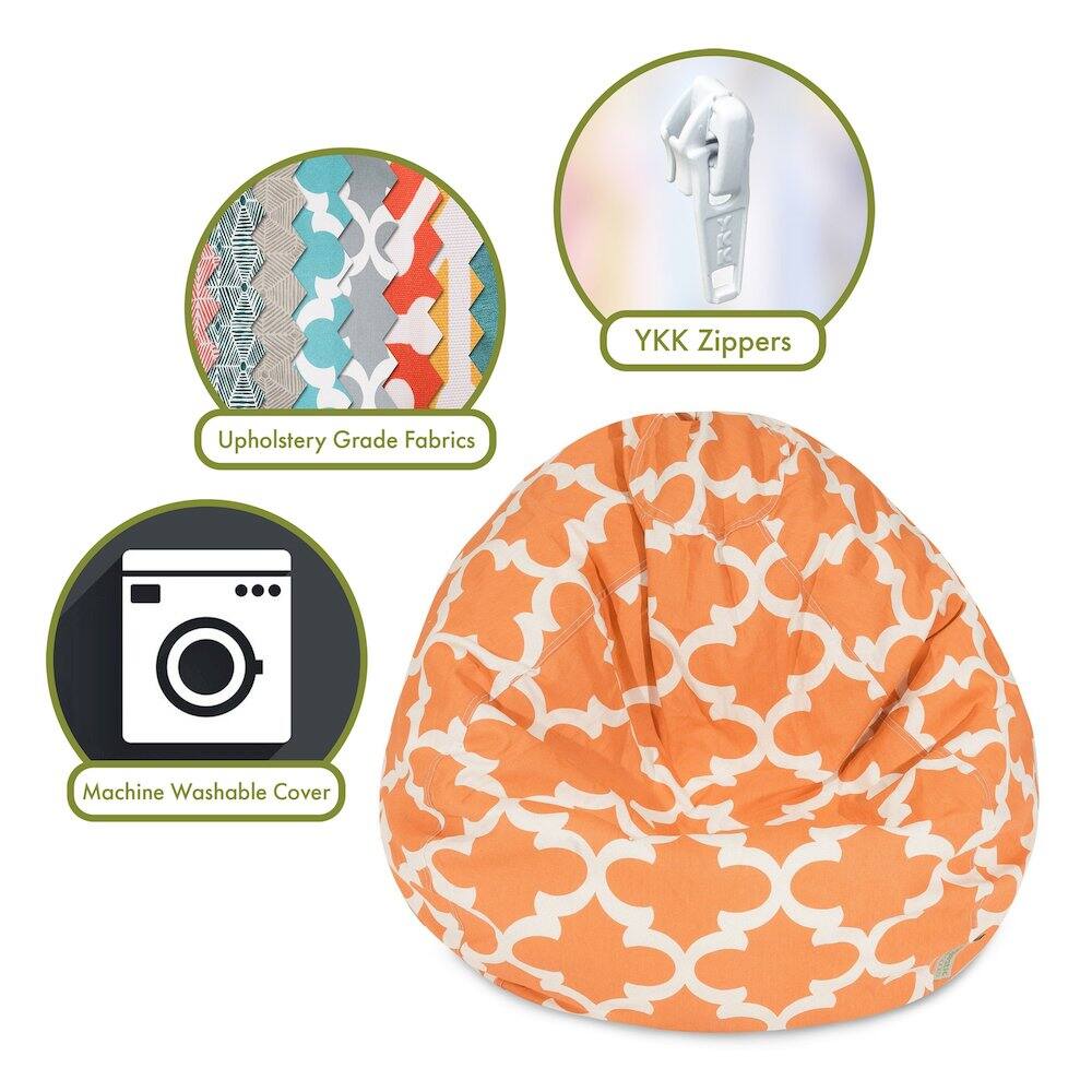 - Upholstery Grade Fabrics
- YKK Zippers
- Machine Washable Cover