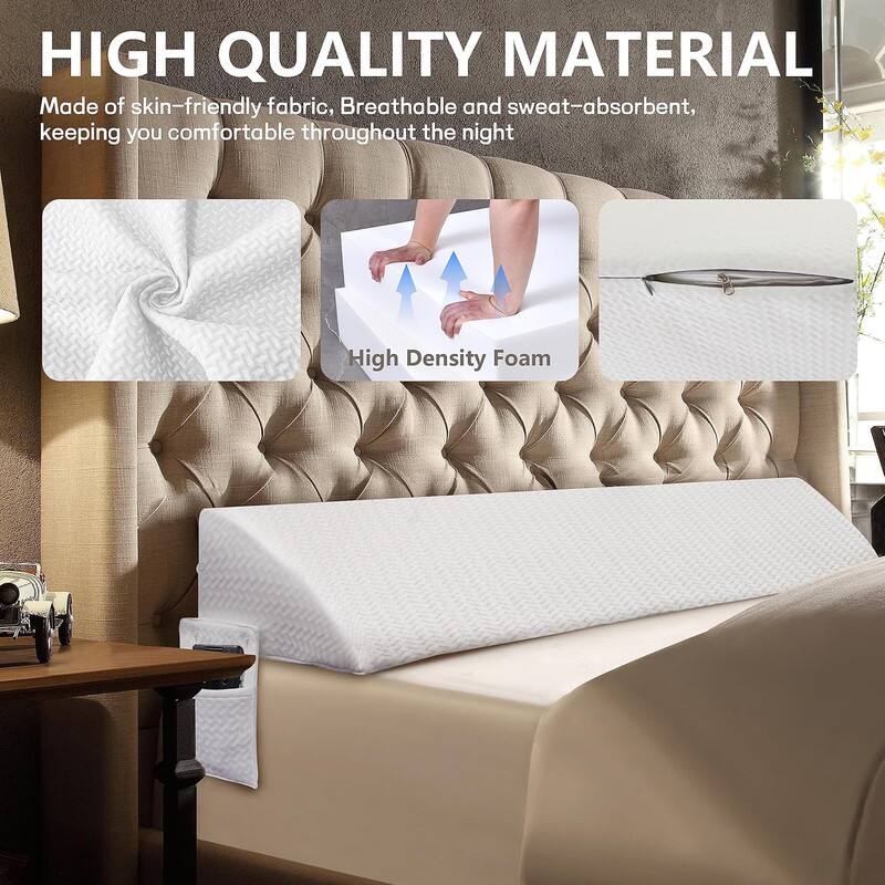 HIGH QUALITY MATERIAL

Made of skin-friendly fabric, breathable and sweat-absorbent, keeping you comfortable throughout the night

High Density Foam