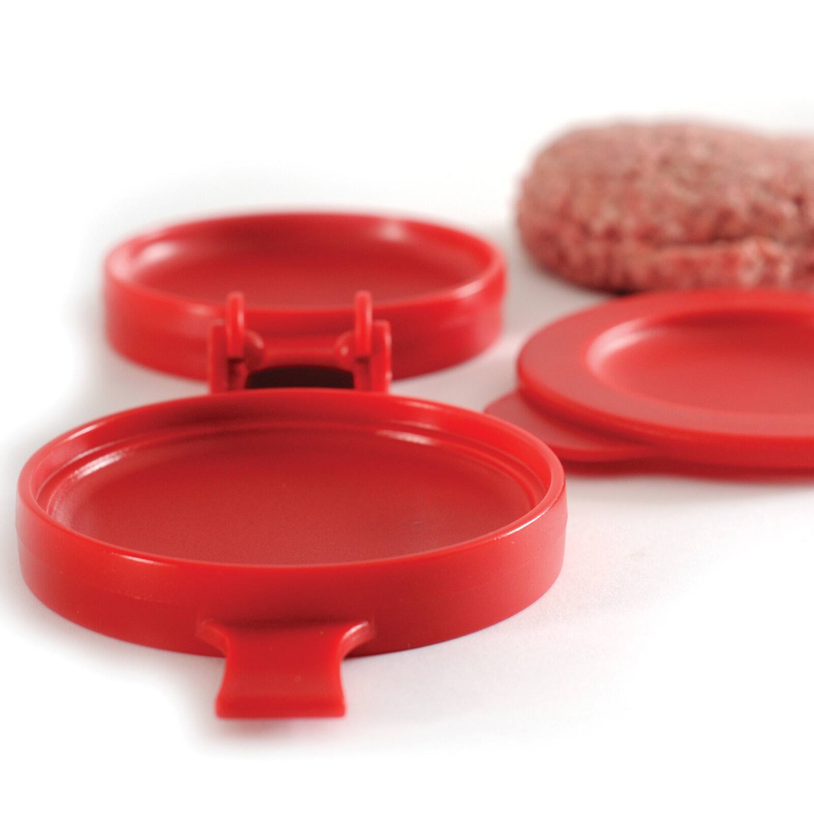 Alt View 2. Norpro - Nonstick Stuffed Burger Maker, Red - Red.