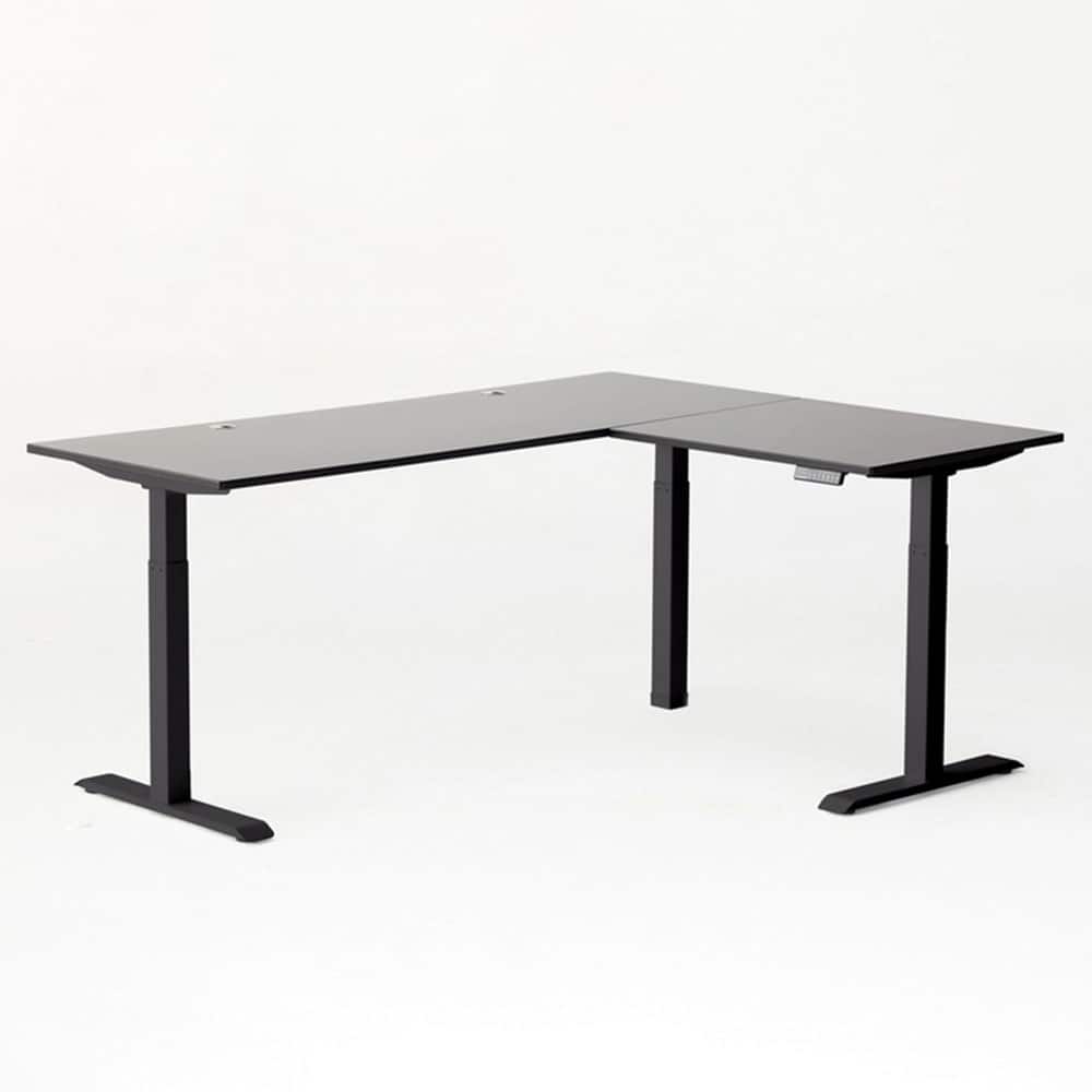 Autonomous - SmartDesk 2 L-Shaped Standing Desk Triple Motor 77 x 64 - Black