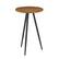 Alt View Zoom 31. Walker Edison - Modern Glam Minimal Round Side Table - English Oak/Black.