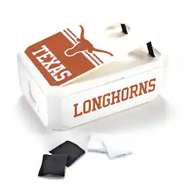 Indigo Falls - Texas Longhorns 40-Can Cornhole Cooler - White