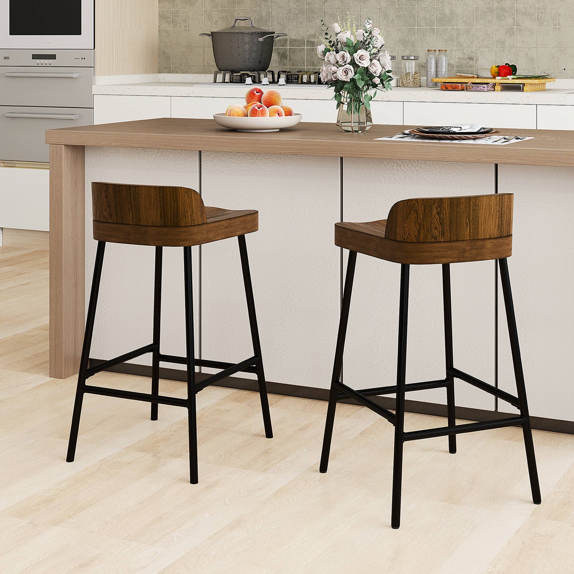 Low Back Industrial Bar Stools Buy Ashland Low-Back Adjustable