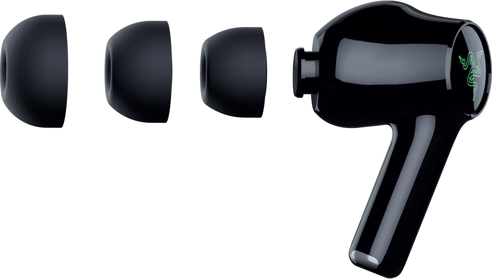 Alt View 5. Razer - Hammerhead V3 X HyperSpeed Wireless Multi‑Platform Gaming Earbuds – 2.4 GHz & Bluetooth 5.3, Up to 35 Hr Battery - Black.