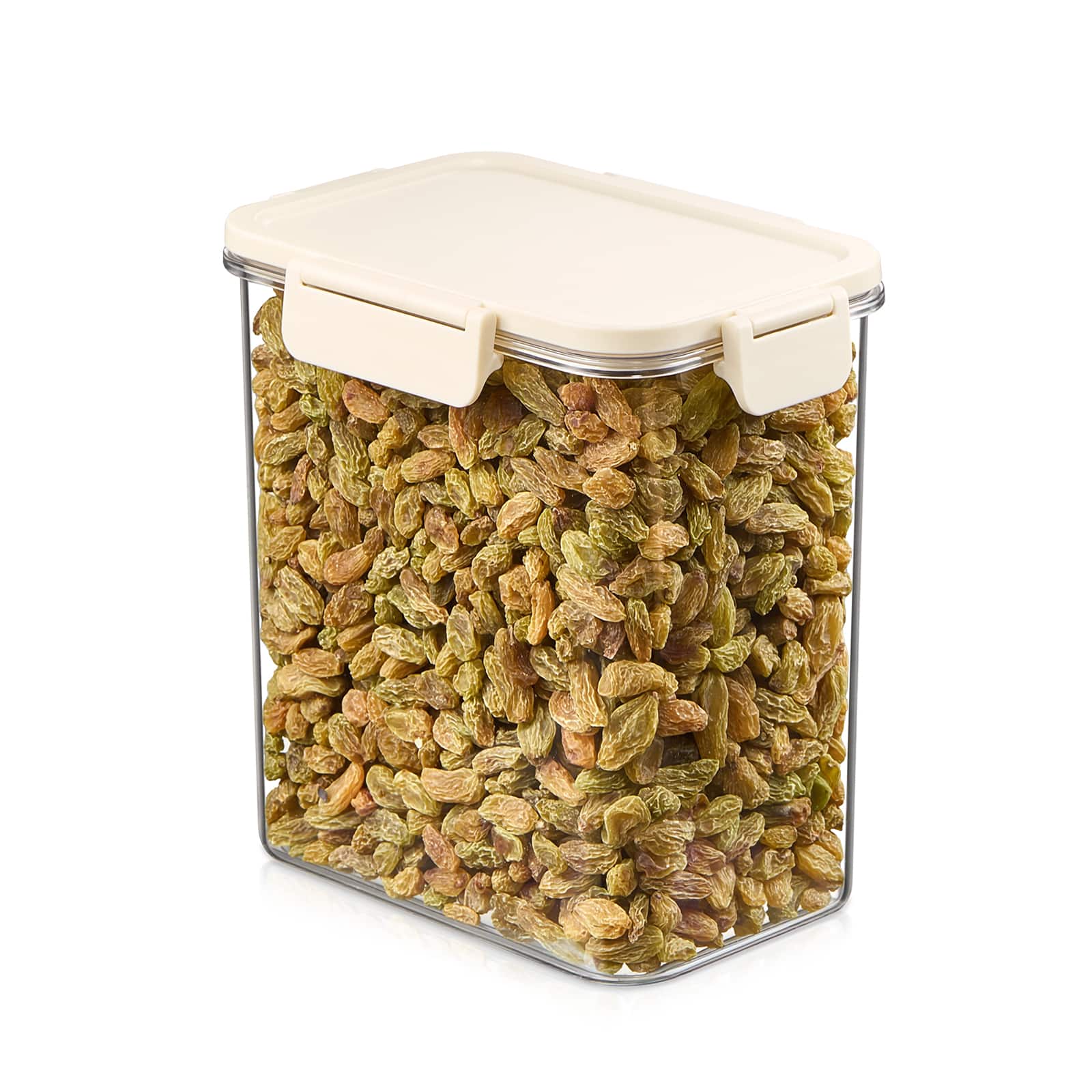 Sorbus - Airtight Food Storage Container- Stackable Pantry Canister with Secure Lid for Rice, Cereal, Flour, Pasta - Clear