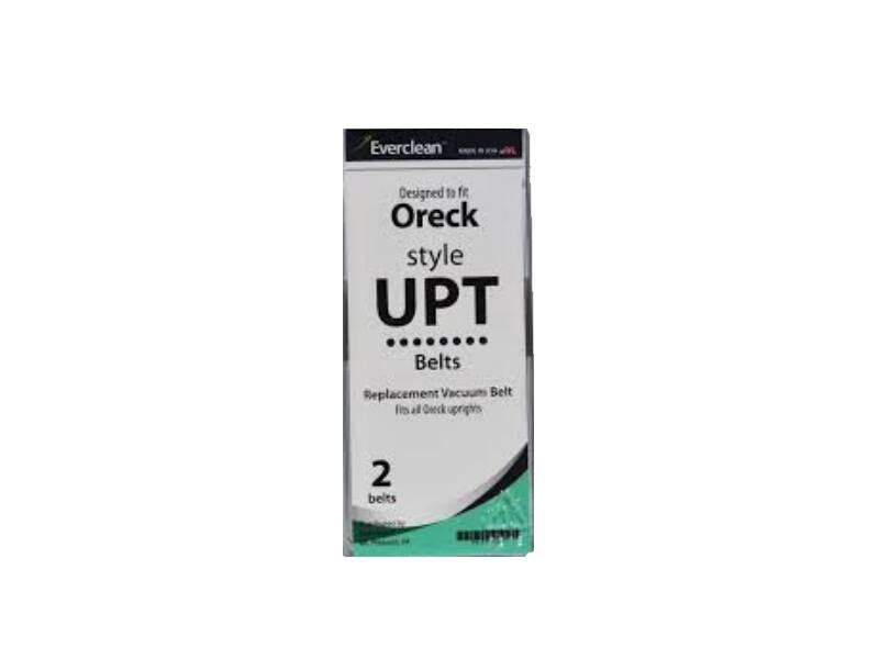 Everclean  
Designed to fit Oreck style UPT  
Belts  
Replacement Vacuum Belt  
Fits all Deck uprights  
2 belts