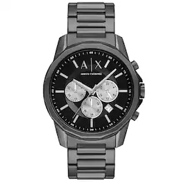 Armani Exchange - Men's Banks Dial Watch - AX1765 - Black