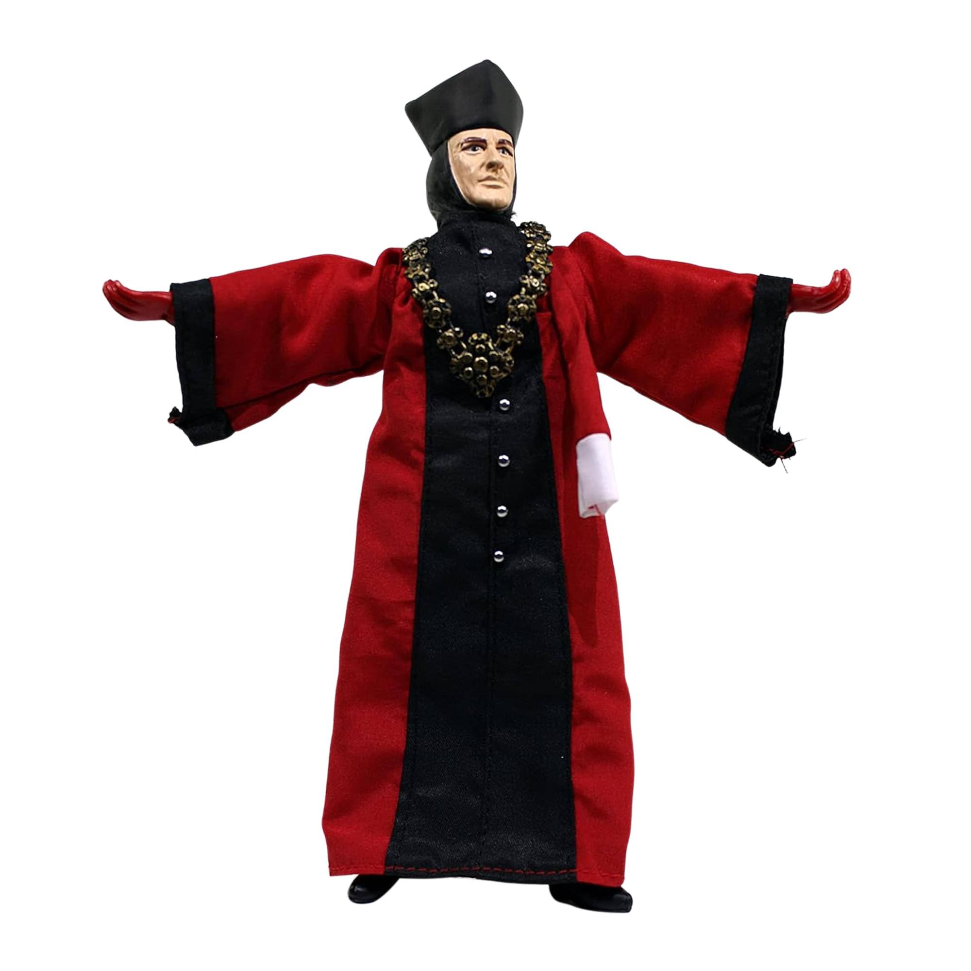 Front. Mego - Mego Star Trek The Next Generation Q 8 Inch Action Figure - Red/Black.