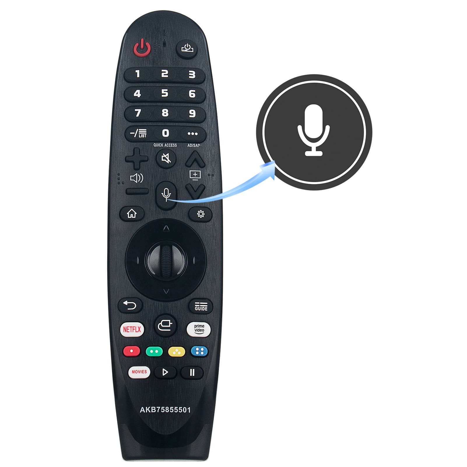 1 2 3 4 5 6 7 8 9 0 LIT QUICK ACCESS ADISAP GUICE NETFLX MOVIES AKB75855501