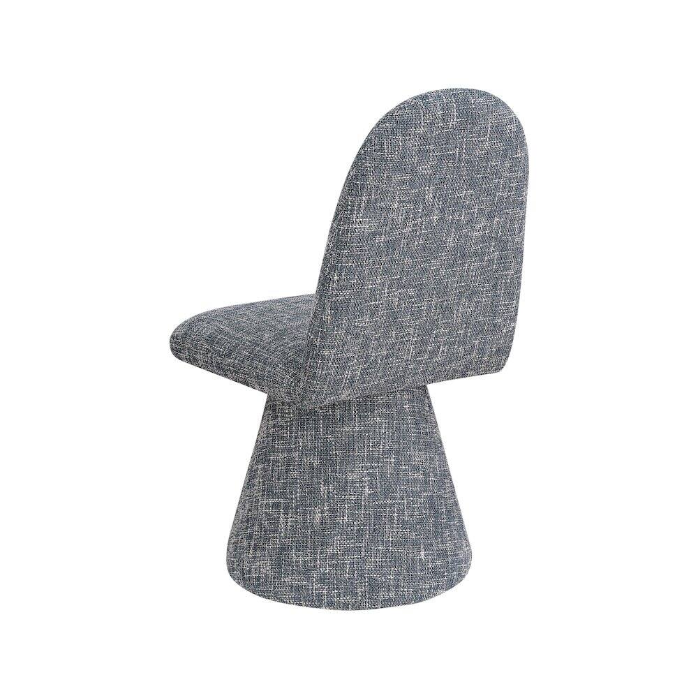 Alt View 4. Meridian Furniture - Renuar Blue Dining Chair, Set of 2 - Blue.