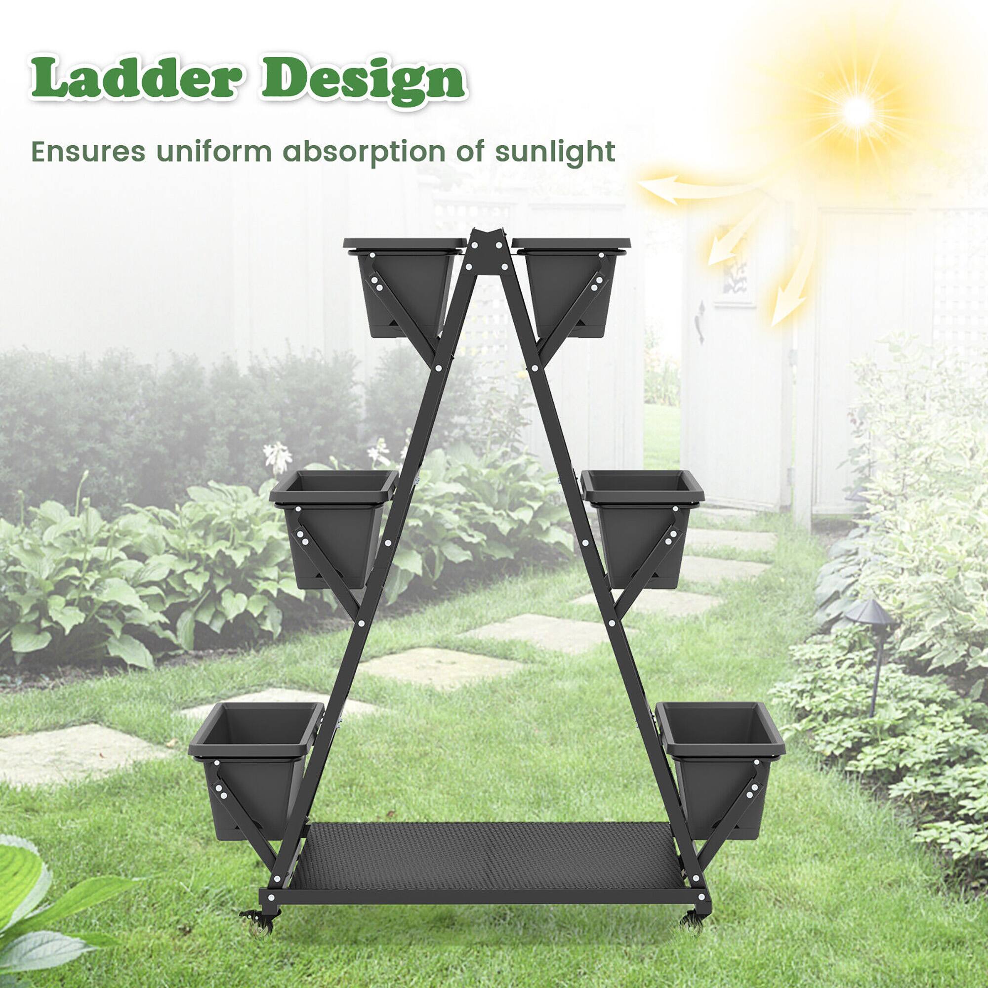 Ladder Design  
Ensures uniform absorption of sunlight