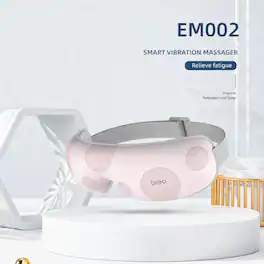BREO - EM002 Eye Massager with Heat, Intelligent Pressure Massage, Foldable Portable Eye Care Device for Fatigue Relief