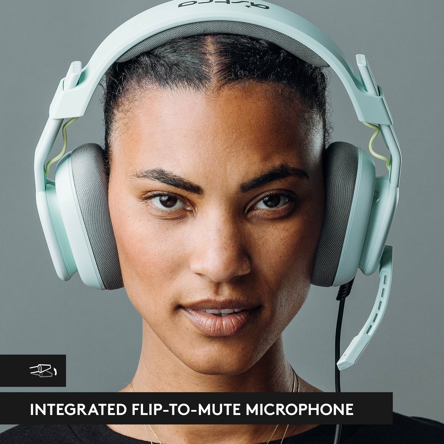 Integrated Flip-to-Mute Microphone