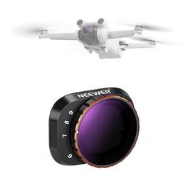 Neewer - ND32-512 VND Filter (5-9 Stops) for DJI Mini 3 Pro