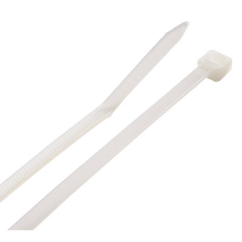 Angle. Steel Grip - Steel Grip 14 in. L White Cable Tie 100 pk.