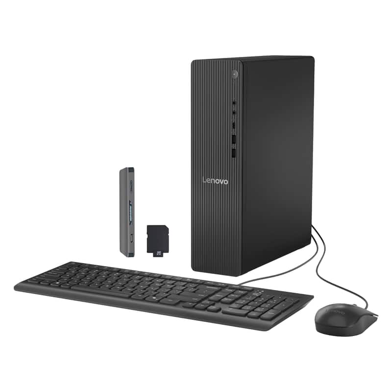 Lenovo - IdeaCentre Tower Desktop,Intel Ultra 7 265,Intel Graphics,32GB RAM,2TB SSD+1TB Docking Set,Win 11 - Luna Grey