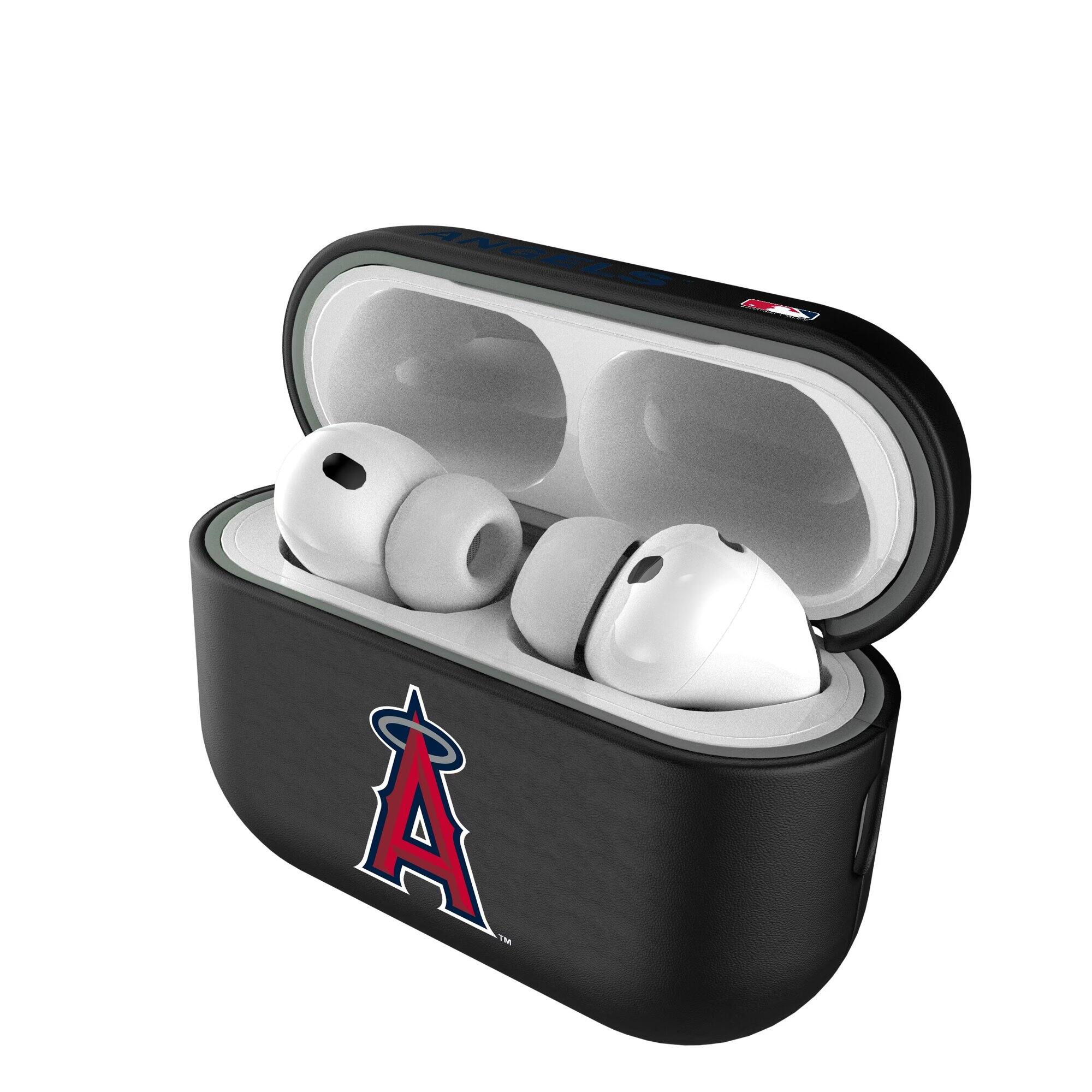 Alt View 3. Keyscaper - Los Angeles Angels AirPods Pro 3rd Generation Case Cover - No Size - Black.