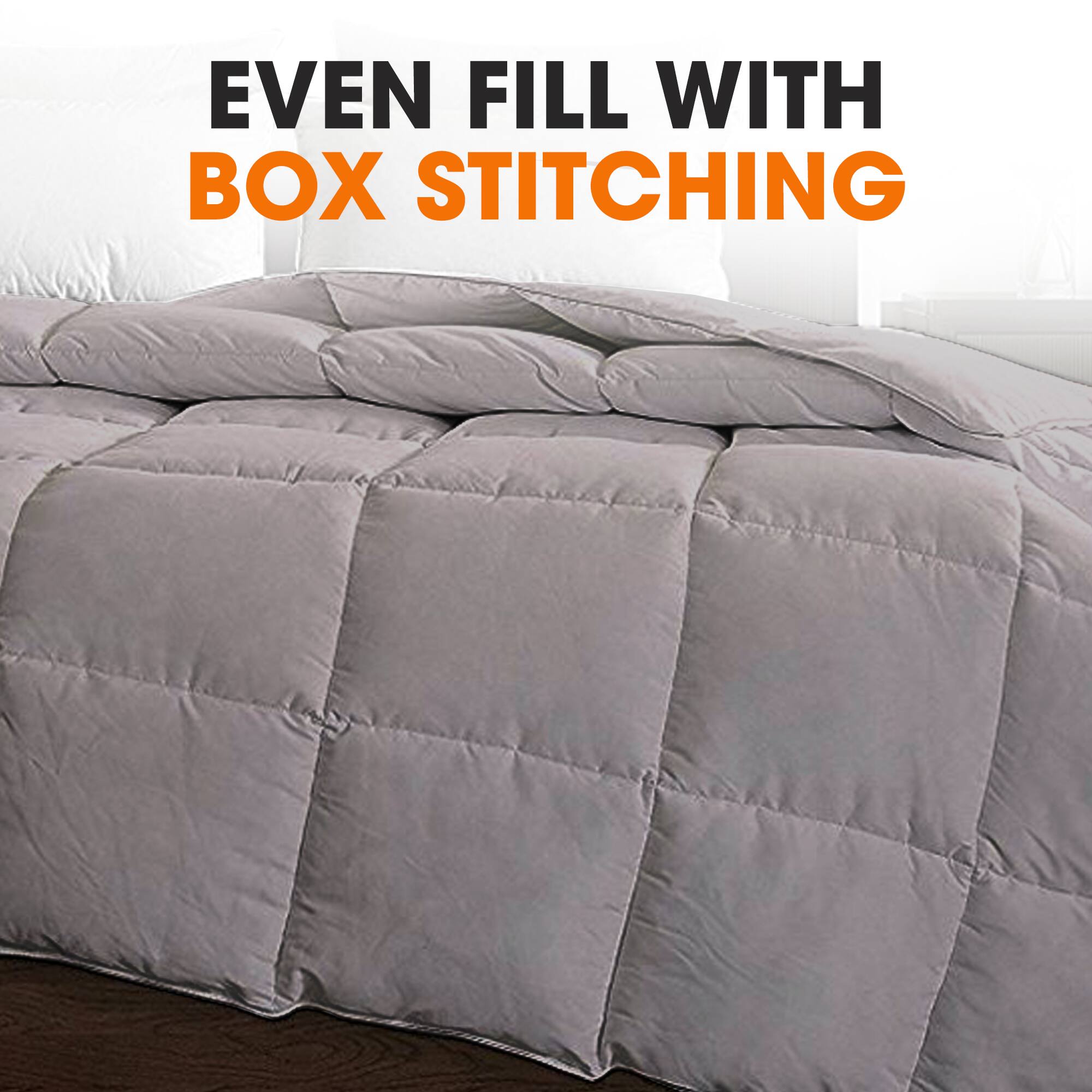 EVEN FILL WITH BOX STITCHING