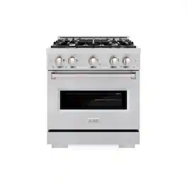 ZLINE - 30” Classic Gas Range w/ 4 Burner Cooktop & Convection Oven in Stainless Steel (CGR30) - Stainless Steel