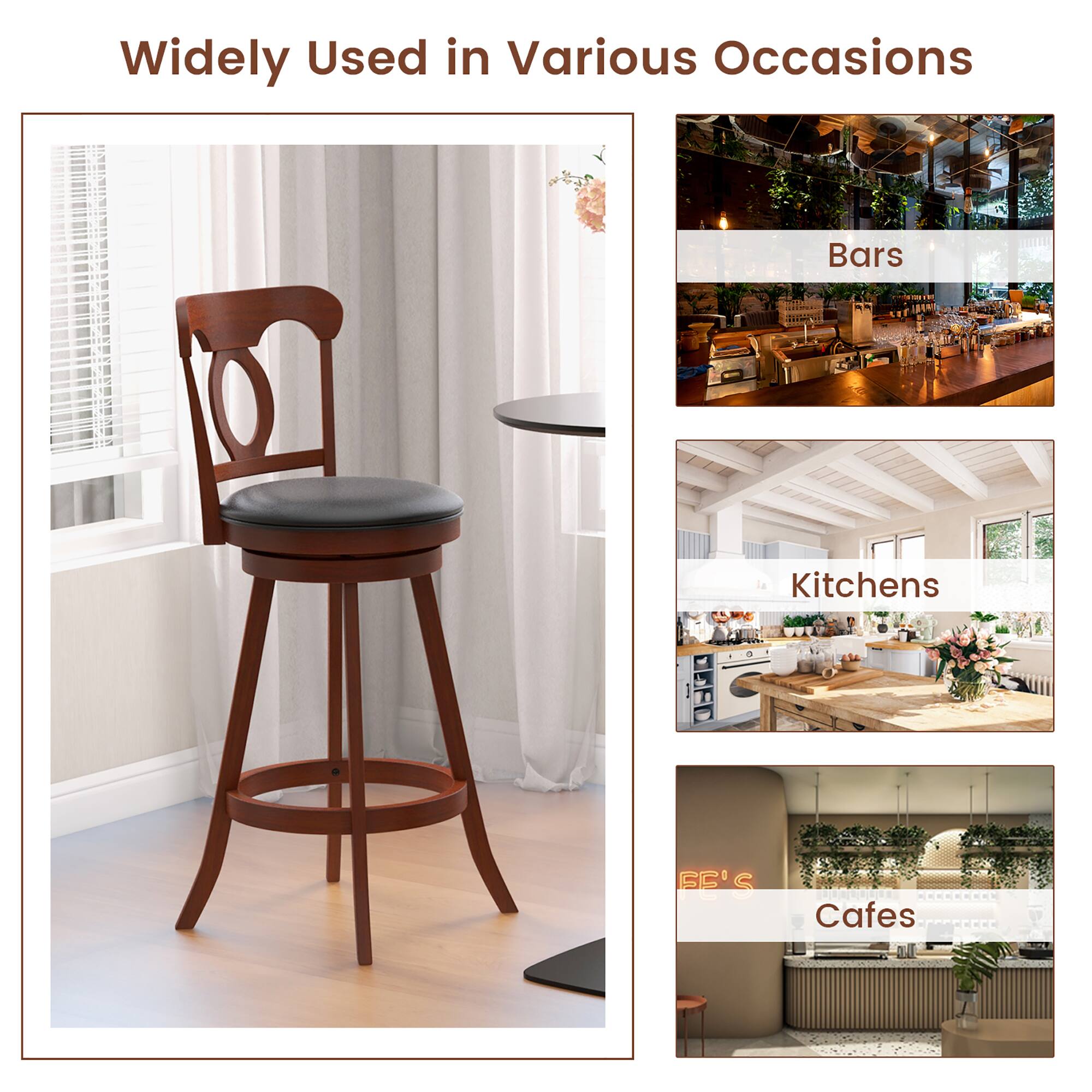 Widely Used in Various Occasions

Bars
Kitchens
Cafes