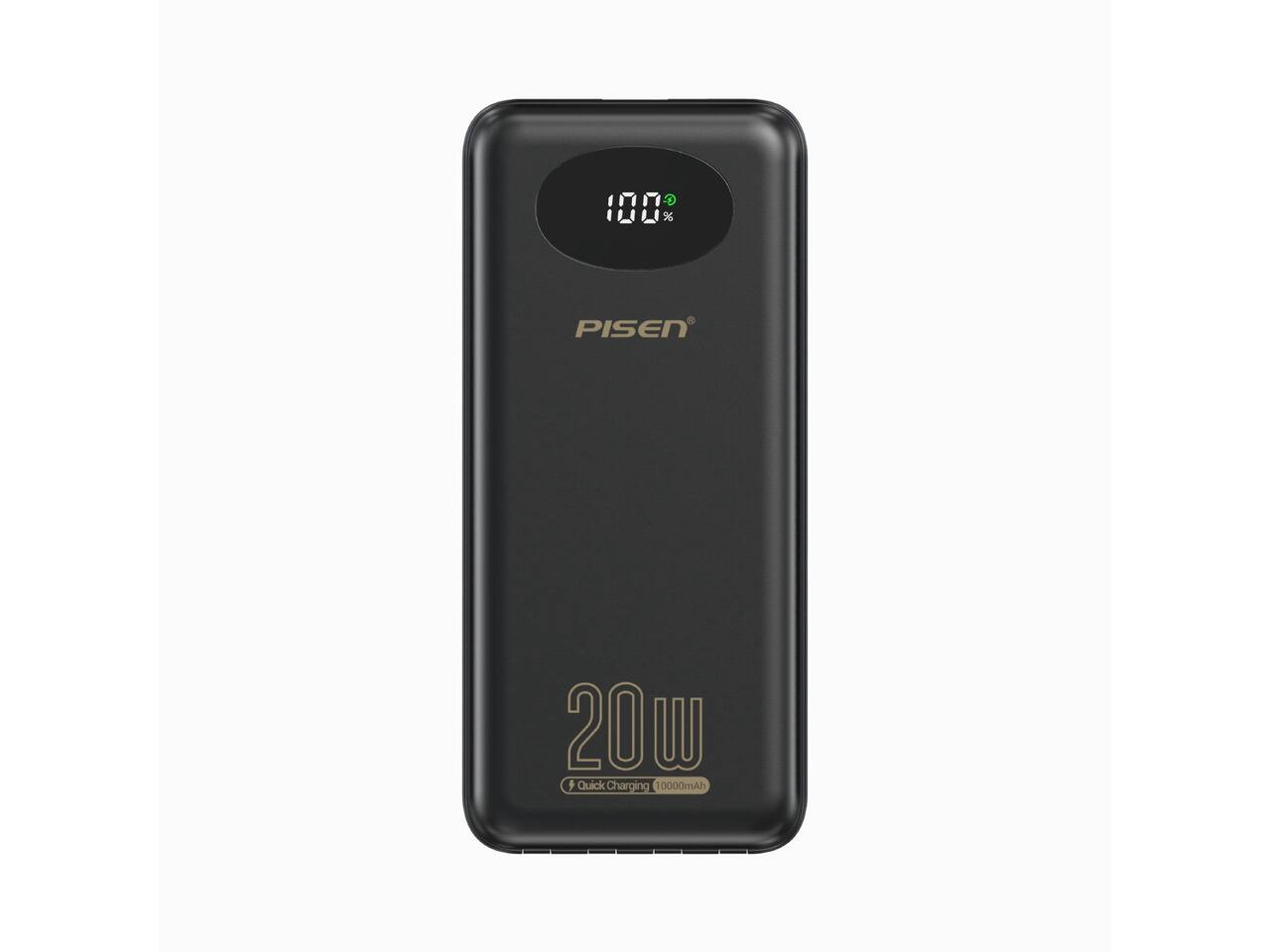 + 100 %
PISEN
20 W Quick Charging 10000mAh