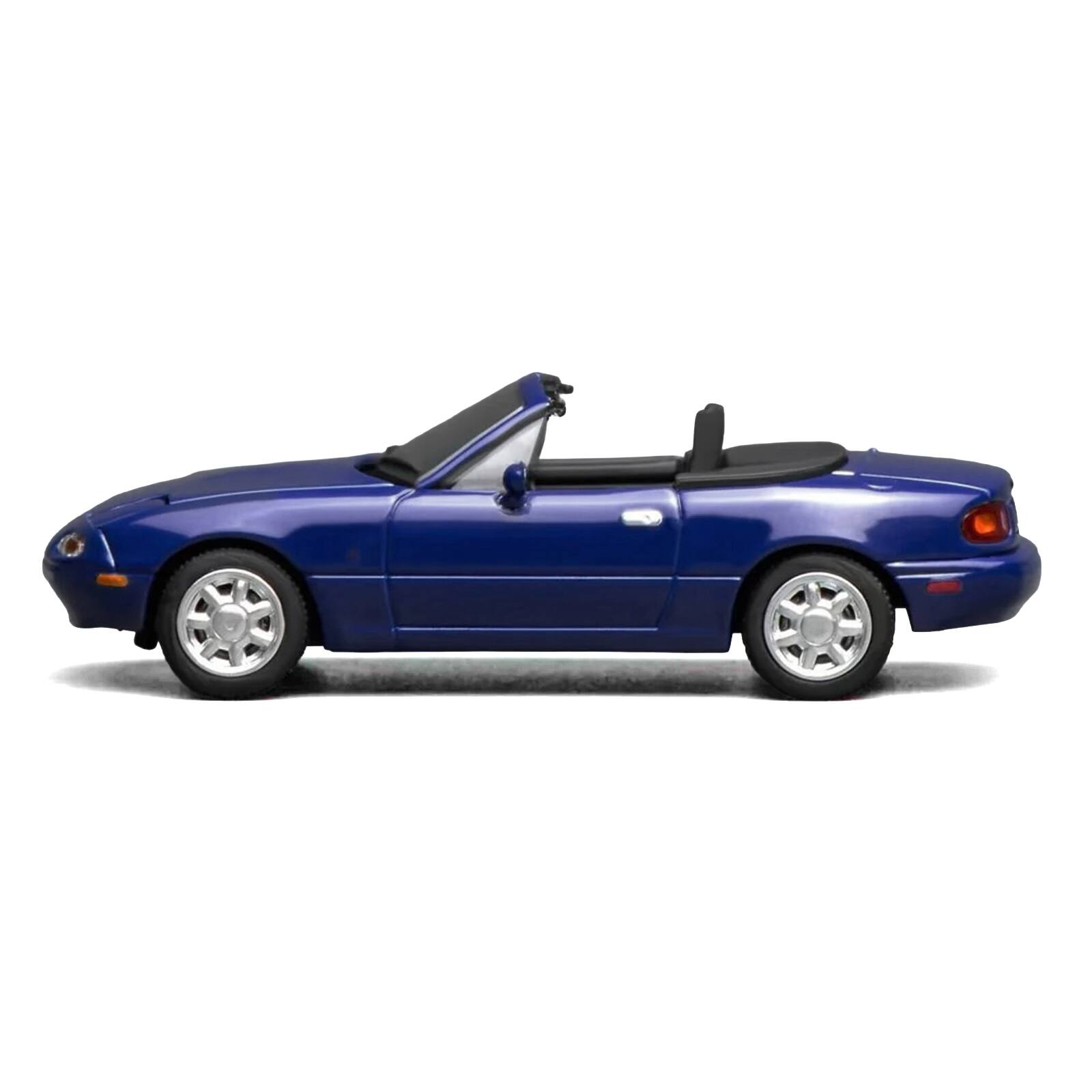 Alt View 2. MotorHelix - Mazda MX-5 Miata Convertible Laguna Blue 1/64 Diecast Model Car by MotorHelix.