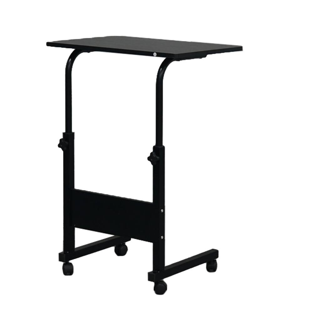 Front. Winado - Home Side Table Sofa End Cart Laptop PC Rolling Computer Desk Stand Coffee Tray - Black.
