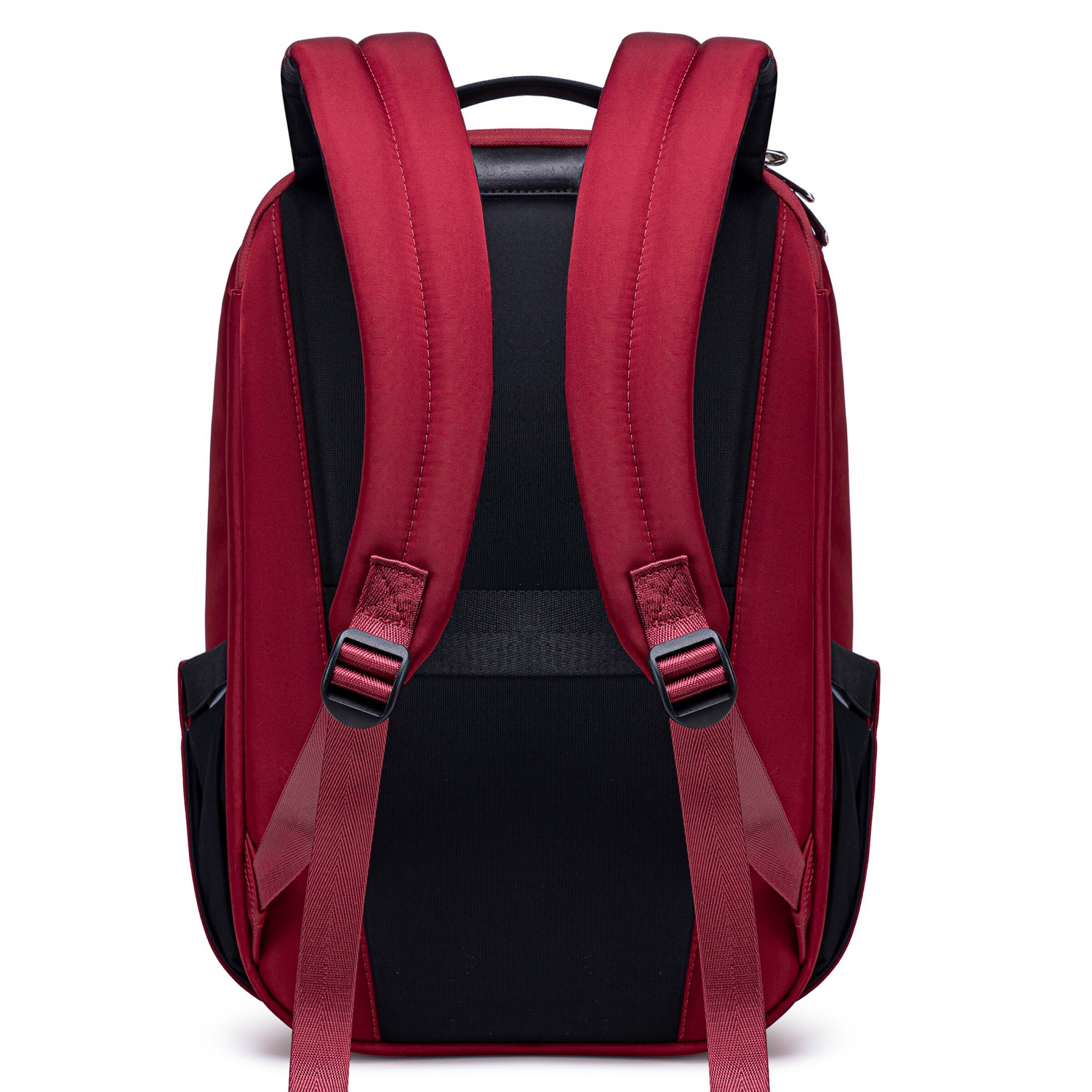 Alt View 4. Lux & Nyx - Lux & Nyx - Origami 16" Laptop Backpack - Crimson - Crimson.