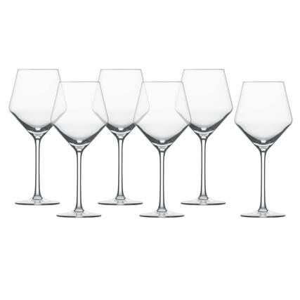 Front. Schott Zwiesel - Pure Tritan Crystal Beaujolais Glass, 15.7 ounce, Set Of 6 - Transparent.