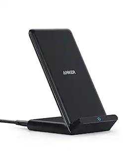 Anker - Refurbished Excellent - 313 Wireless Charging Stand, Qi-Certified, 10W (No AC Adapter)