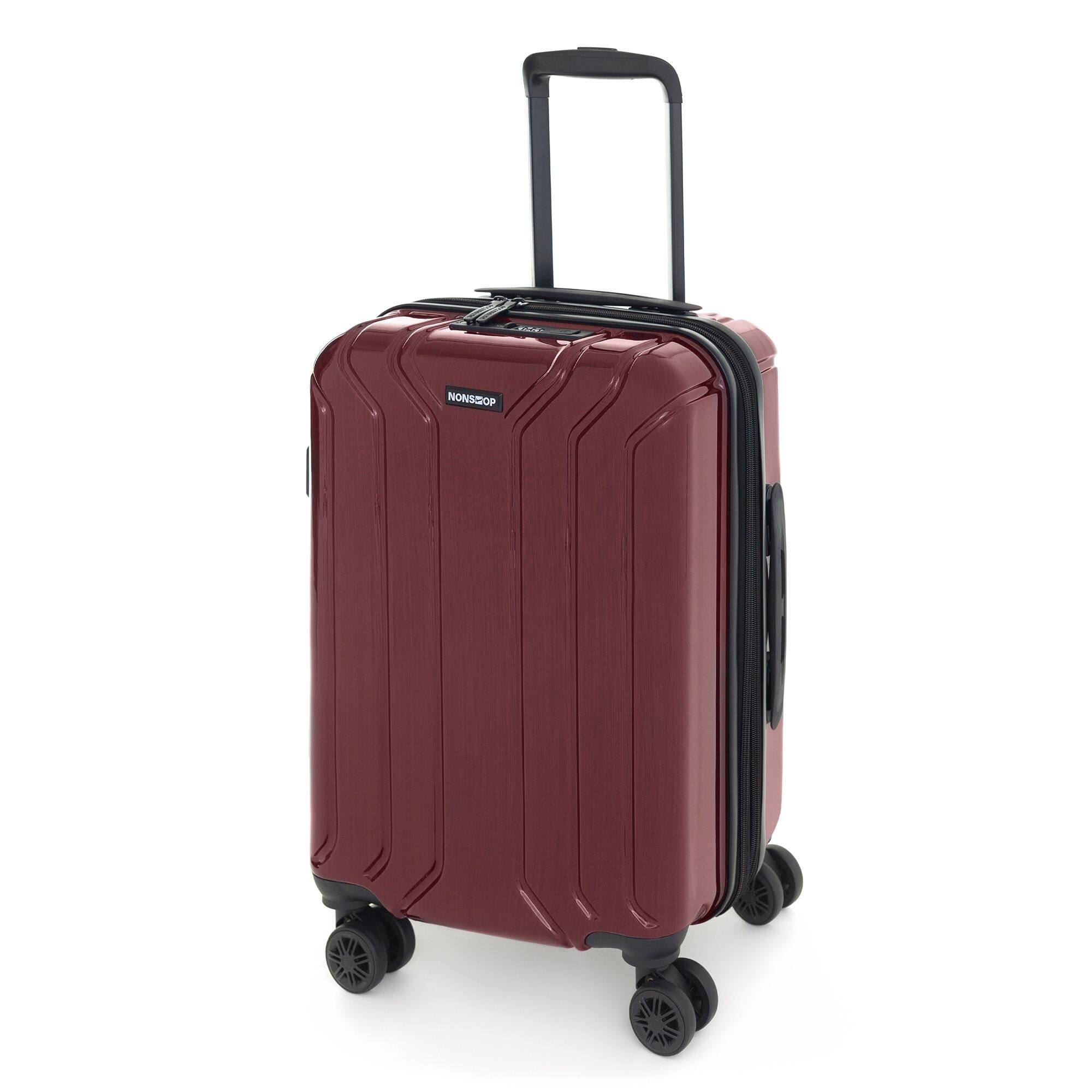 Alt View 1. Nonstop - New York Elite 6-Pc Hardside Luggage Set: Carry-On, Medium, Large & 3 Packing Cubes - Cabernet.