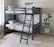 Angle. Storkcraft - Caribou Solid Hardwood Twin Bunk Bed - Navy.
