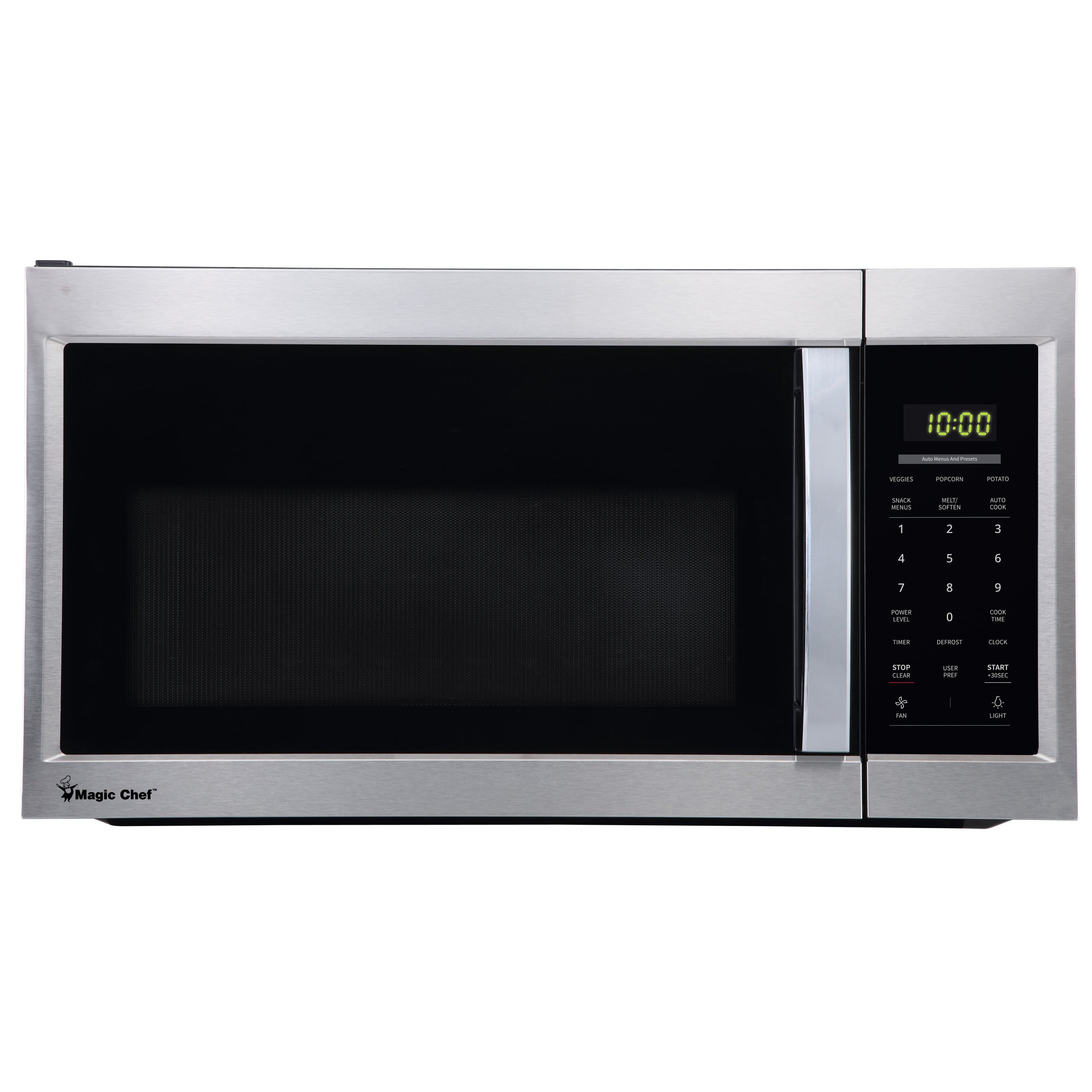 Magic Chef - 1.7 cu. ft. Over-The-Range (OTR) Microwave with Sensor Cooking - Stainless Steel
