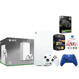 Xbox Series X 1TB Digital Console with Extra Controller, Charge Dock, MightySkins Code and 2 Year Warranty