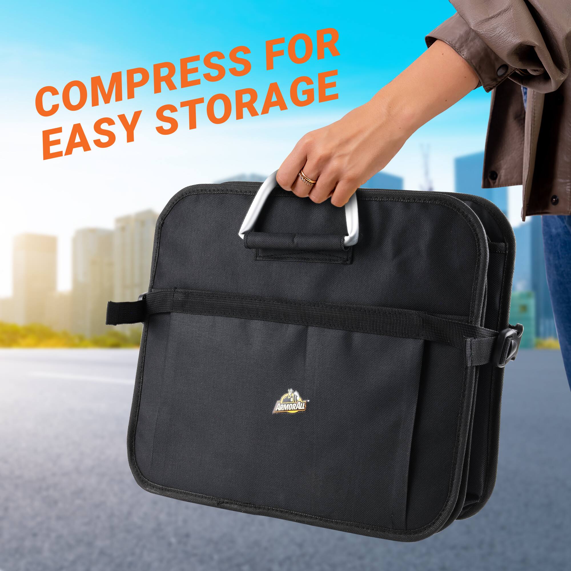 COMPRESS FOR EASY STORAGE