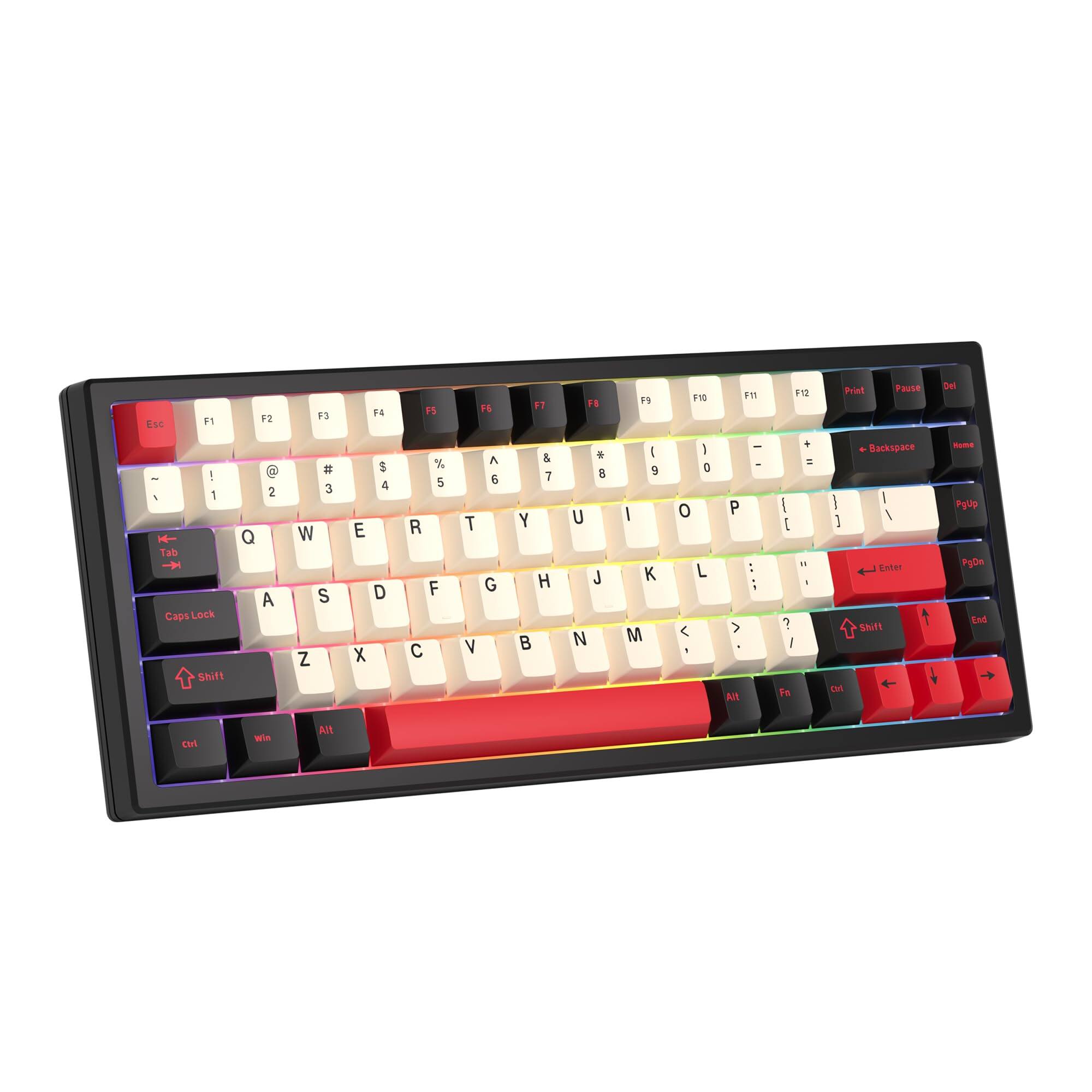HM 1810 75 Wireless Gaming Rgb Triple Mode Hot Swappable Mechanical Pbt ...
