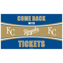 Evergreen Enterprises - Kansas City Royals 28" x 16" Come Back With Tickets Indoor/Outdoor Trapper Mat - Multicolor